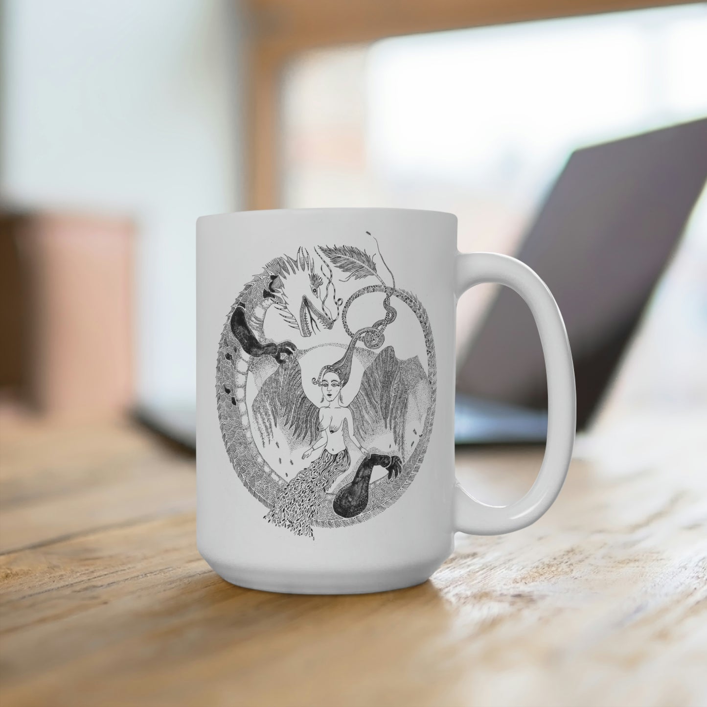 Chinese Zodiac Sign (Dragon) Mug 15oz Limited Edition