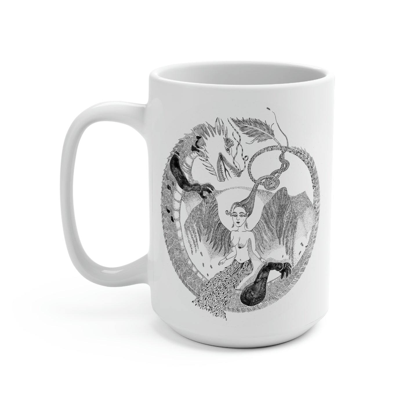 Chinese Zodiac Sign (Dragon) Mug 15oz Limited Edition